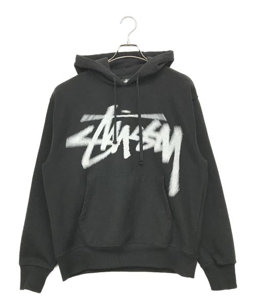 stussy（ステューシー）stussy (ステューシー) dizzy stock hoodie 23AW ブラック サイズ:Sの古着・服飾アイテム