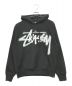 stussy（ステューシー）の古着「dizzy stock hoodie 23AW」｜ブラック