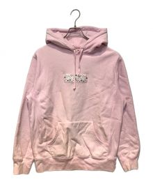 SUPREME（シュプリーム）の古着「Bandana Box Logo Hooded Sweatshirt」｜ピンク