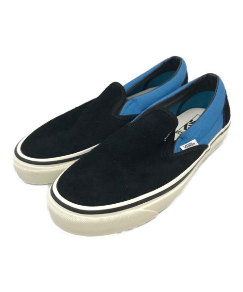 VANS（バンズ）VANS (バンズ) Liberaiders (リベレイダース) Classic Slip-On ブラック×ブルー サイズ:26.5㎝の古着・服飾アイテム