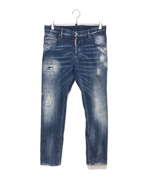 DSQUARED2（ディースクエアード）DSQUARED2 (ディースクエアード) SKATER JEANS インディゴ サイズ:48（L相当）の古着・服飾アイテム