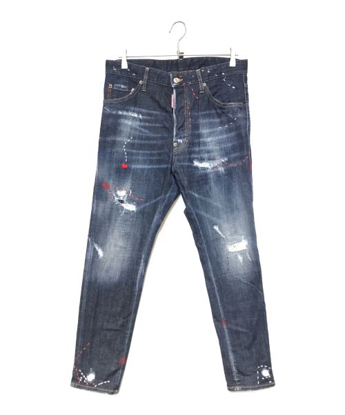 DSQUARED2（ディースクエアード）DSQUARED2 (ディースクエアード) RELAX LONG CROTCH JEANS インディゴ サイズ:46（M相当）の古着・服飾アイテム