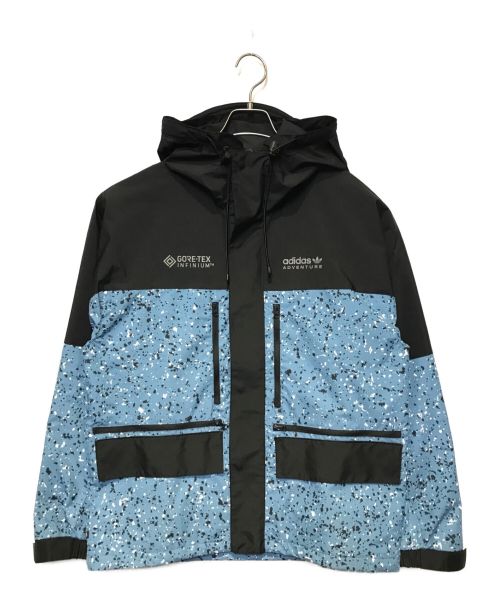 adidas ADVENTURE（アディダスアドベンチャー）adidas ADVENTURE (アディダスアドベンチャー) GORE-TEX WINTER JKT MULTI ブラック×ブルー サイズ:XSの古着・服飾アイテム