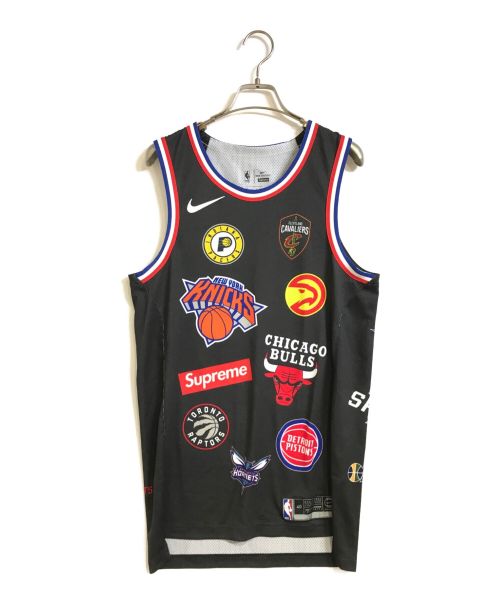 NIKE（ナイキ）NIKE (ナイキ) SUPREME (シュプリーム) 18SS NBA TEAMS Authentic Jersey レッド×ブラック サイズ:Sの古着・服飾アイテム