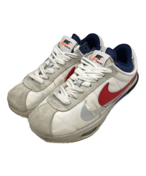 NIKE（ナイキ）NIKE (ナイキ) sacai (サカイ) ZOOM CORTEZ SP レッド×ホワイト サイズ:27cmの古着・服飾アイテム