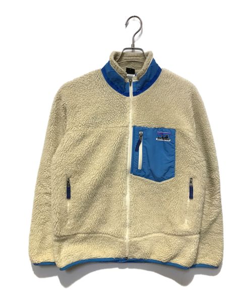 Patagonia（パタゴニア）Patagonia (パタゴニア) キッズレトロXジャケット ベージュ×ブルー サイズ:XLの古着・服飾アイテム