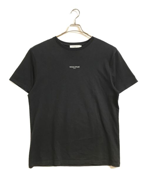 maison kitsune（メゾンキツネ）maison kitsune (メゾンキツネ) PARIS EMBROIDERY RELAXED TEE-SHIRT ブラック サイズ:XLの古着・服飾アイテム