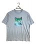 maison kitsune（メゾンキツネ）の古着「VIBRANT FOXHEAD EASY TEE-SHIRT」｜ブルー