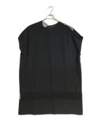 Maison Margielaメゾンマルジェラ）の古着「Trasparent Detail Dress」｜ブラック