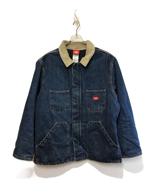 Dickies（ディッキーズ）Dickies (ディッキーズ) ［古着］襟コーデュロイデニムジャケット インディゴ サイズ:XLの古着・服飾アイテム