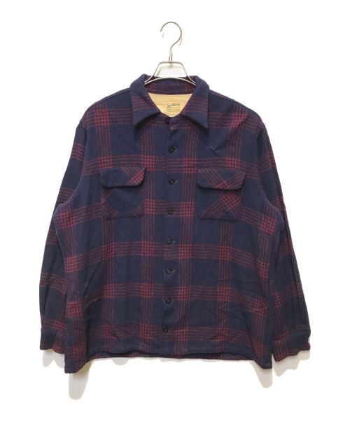 Sportwear（スポーツウェア）Sportwear (スポーツウェア) ［古着］SEYMOUR FLANNEL ヴィンテージウールシャツ ネイビー サイズ:下記参照の古着・服飾アイテム