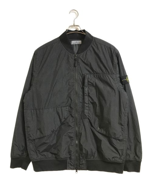 STONE ISLAND（ストーンアイランド）STONE ISLAND (ストーンアイランド) ガーメントダイ プリマロフト ミリタリー ボンバージャケット ブラック サイズ:XXLの古着・服飾アイテム