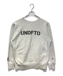 Champion×UNDEFEATED（チャンピオン×アンディフィーテッド）の古着「コラボリバースウィーブスウェット」｜グレー