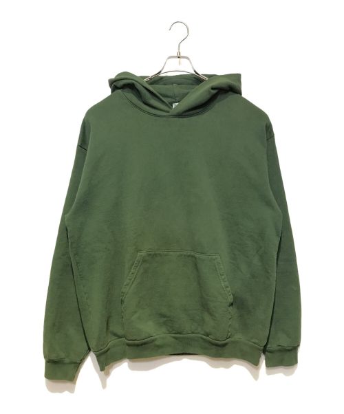 LOS ANGELES APPAREL（ロサンゼルスアパレル）LOS ANGELES APPAREL (ロサンゼルスアパレル) 14OZ. HEAVY FLEECE HOODED PULLOVER SWEATSHIRT グリーン サイズ:XLの古着・服飾アイテム