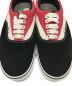 中古・古着 VANS (バンズ) HOSOI (ホソイ) ERA ローカットスニーカー ブラック×レッド サイズ:26cm：8000円