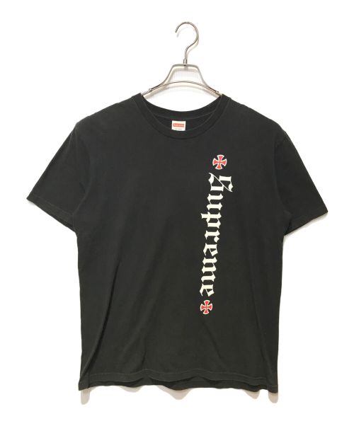 SUPREME（シュプリーム）SUPREME (シュプリーム) INDEPENDENT (インディペンデント) Old English Tee ブラック サイズ:Mの古着・服飾アイテム