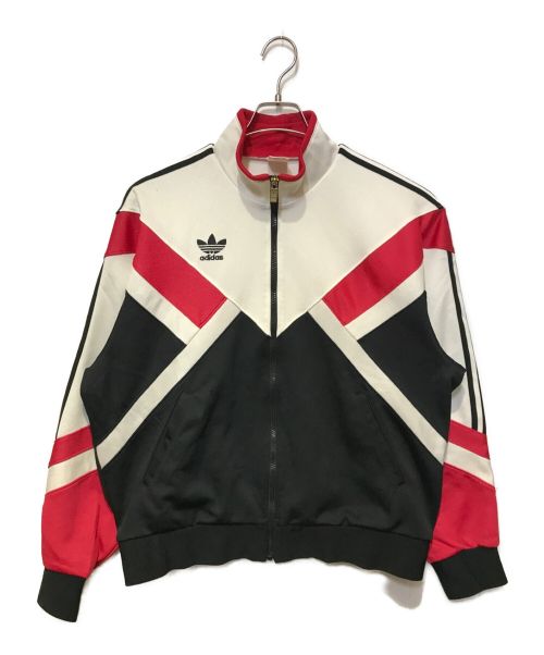 adidas（アディダス）adidas (アディダス) ［古着］トラックジャケット レッド×ホワイト サイズ:XOの古着・服飾アイテム