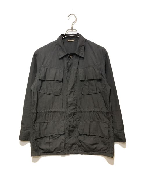 AURALEE（オーラリー）AURALEE (オーラリー) WASHED FINX RIPSTOP FATIGUE JACKET グレー サイズ:34（XL相当）の古着・服飾アイテム