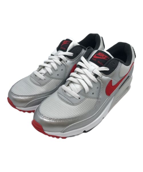 NIKE（ナイキ）NIKE (ナイキ) NIKE AIR MAX 90 シルバー×レッド サイズ:27.5cm 未使用品の古着・服飾アイテム