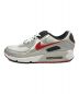 NIKE (ナイキ) NIKE AIR MAX 90 シルバー×レッド サイズ:27.5cm 未使用品：8000円