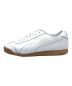 PUMA (プーマ) maison kitsune (メゾンキツネ) ROMA スニーカー ホワイト サイズ:27.5cm：11000円