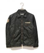 Schottショット）の古着「NYLON TRUCKER JACKET BINDERS」｜ブラック