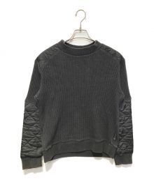 JACKMAN×LAVENHAM（ジャックマン×ラベンハム）の古着「Waffle Armored Midneck」｜グレー