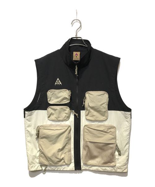 NIKE ACG（ナイキエージーシー）NIKE ACG (ナイキエージーシー) NRG ACG VEST ブラック×ホワイト サイズ:Lの古着・服飾アイテム