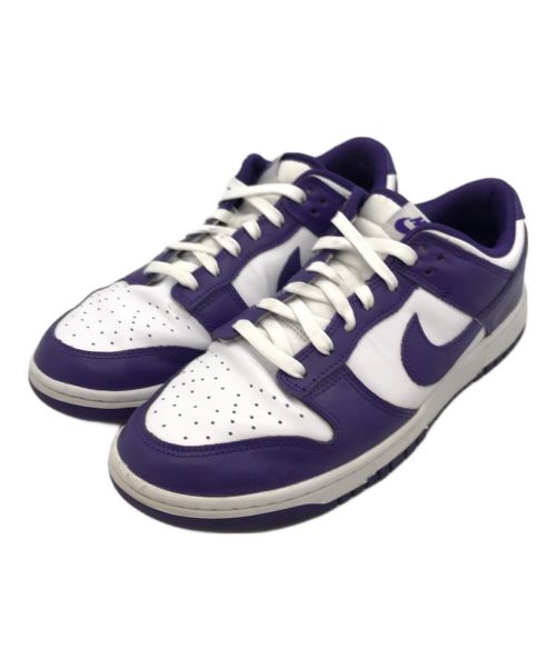 NIKE（ナイキ）NIKE (ナイキ) Dunk Low Retro Championship Court Purple ホワイト×パープル サイズ:27.5cmの古着・服飾アイテム