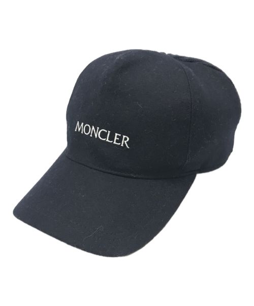 MONCLER（モンクレール）MONCLER (モンクレール) BERRETTO BASEBALL 切替ロゴキャップ ネイビー サイズ:下記参照の古着・服飾アイテム