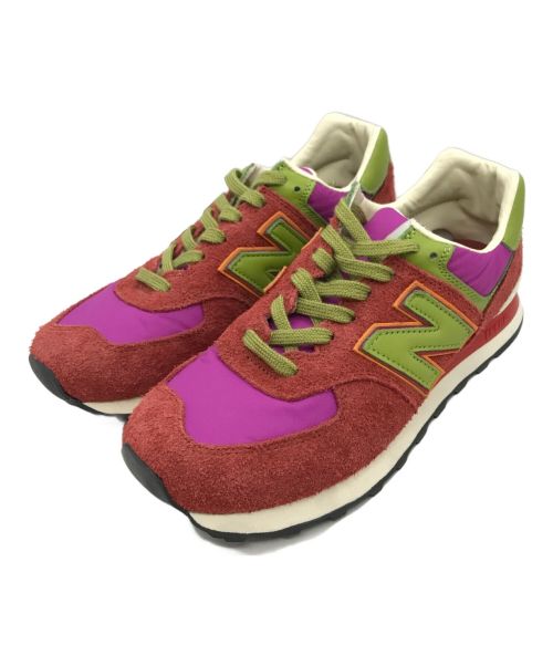 NEW BALANCE（ニューバランス）NEW BALANCE (ニューバランス) STRAY RATS (ステイラッツ) ローカットスニーカー ピンク×レッド サイズ:27.5cmの古着・服飾アイテム