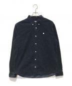 CarHarttカーハート）の古着「MADISON CORD SHIRT」｜ネイビー