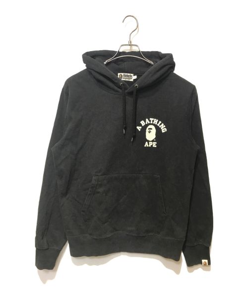 A BATHING APE（アベイシングエイプ）A BATHING APE (アベイシングエイプ) APES TOGETHER STRONGプリントパーカー ブラック サイズ:Lの古着・服飾アイテム