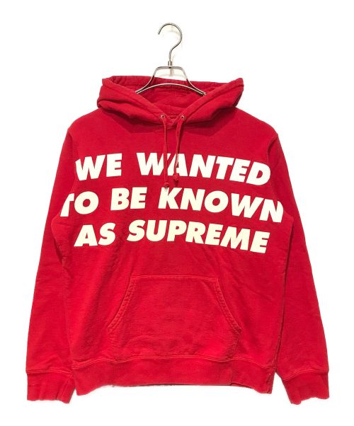 SUPREME（シュプリーム）SUPREME (シュプリーム) 20SS  Known As Hooded Sweatshirt レッド サイズ:Mの古着・服飾アイテム