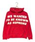 SUPREME（シュプリーム）の古着「20SS  Known As Hooded Sweatshirt」｜レッド