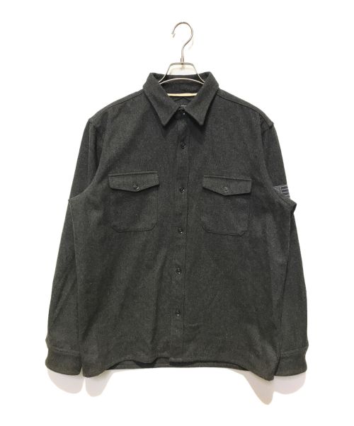 stussy（ステューシー）stussy (ステューシー) CPOジャケット グレー サイズ:XLの古着・服飾アイテム