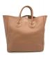 YOUNG & OLSEN The DRYGOODS STORE（ヤングアンドオルセン ザ ドライグッズストア）の古着「EMBOSSED LEATHER TOTE」｜ブラウン