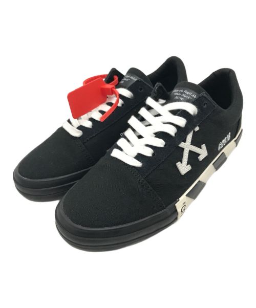 OFFWHITE（オフホワイト）OFFWHITE (オフホワイト) Vulc Low Top Sneaker ブラック サイズ:40（25cm相当）の古着・服飾アイテム