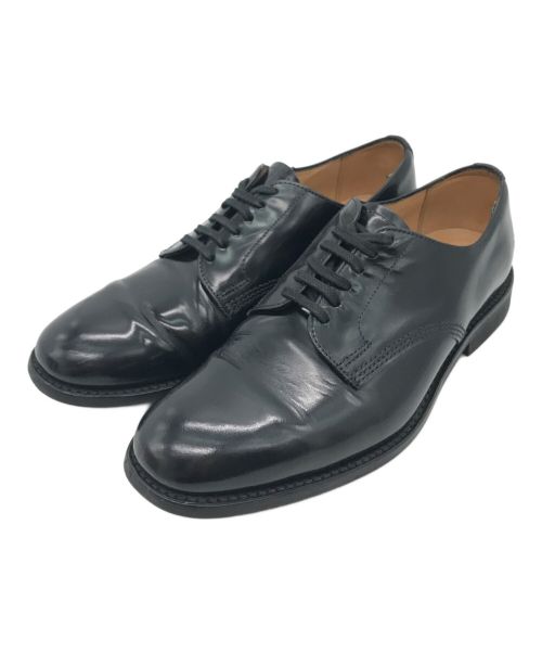 SANDERS（サンダース）SANDERS (サンダース) 1384B Officer Shoe Polishin Leather ブラック サイズ:8（27～27.5cm相当）の古着・服飾アイテム