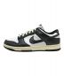 NIKE (ナイキ) WMNS Dunk Low PRM Vintage ブラック×ホワイト サイズ:28cm：8000円