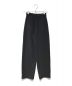 CLANE (クラネ) RIB STRIPE TUCK PANTS ブラック：7000円