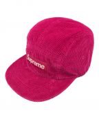 SUPREMEシュプリーム）の古着「Corduroy Camp Cap」｜ショッキングピンク