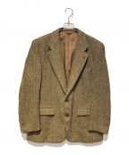 RING JACKET×BEAMS F×Harris Tweedリングジャケット×ビームスエフ×ハリスツイード）の古着「別注テーラード」｜ベージュ