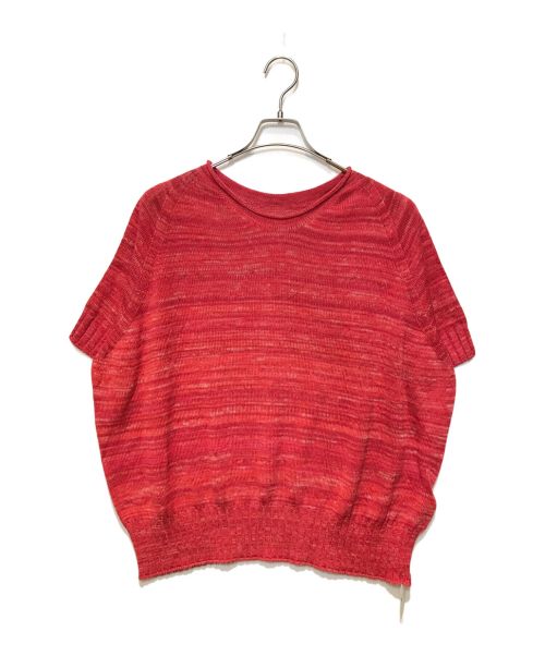 tamaki niime（タマキ ニイメ）tamaki niime (タマキ ニイメ) boco knit レッド サイズ:FREE 未使用品の古着・服飾アイテム