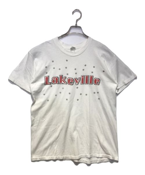 Stedman（ステッドマン）Stedman (ステッドマン) ［古着］80's LAKEVILLE プリントTシャツ ホワイト サイズ:Lの古着・服飾アイテム