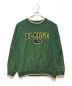 X-LARGE（エクストララージ）の古着「FELT LOGO CREWNECK SWEAT」｜グリーン