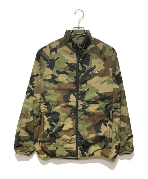 stussy（ステューシー）stussy (ステューシー) REVERSIBLE MOCK JACKET カーキ サイズ:Sの古着・服飾アイテム