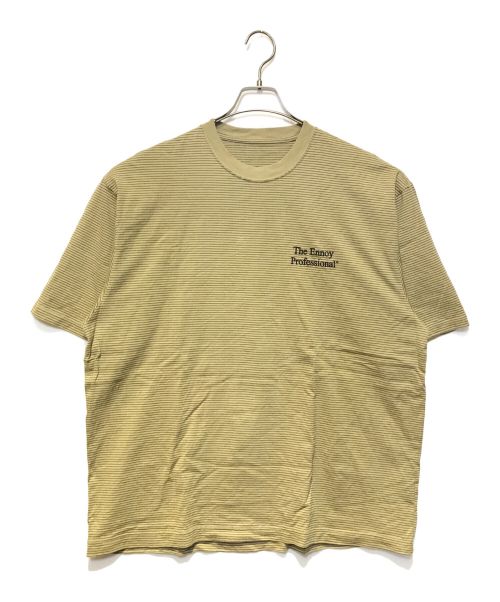 The Ennnoy Professional（ザ エンノイ プロフェッショナル）The Ennnoy Professional (ザ エンノイ プロフェッショナル) 23ss Border T-Shirt ベージュ サイズ:XLの古着・服飾アイテム