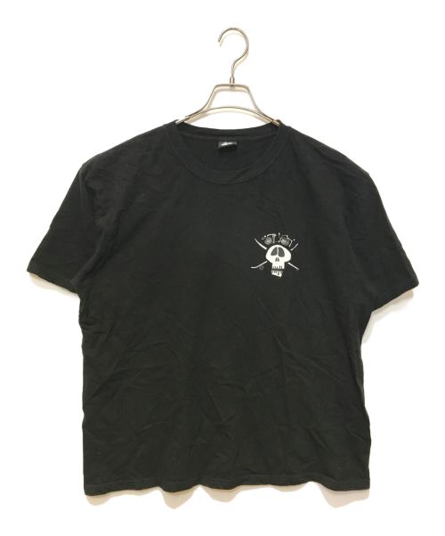 stussy（ステューシー）stussy (ステューシー) プリントTシャツ ブラック サイズ:Lの古着・服飾アイテム