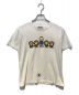 BAPE BY A BATHING APE（ベイプバイアベイシングエイプ）の古着「コラボプリントTシャツ」｜ホワイト